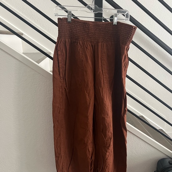 Pilcro Brown Ankle Cropped Pants - Picture 2 of 4